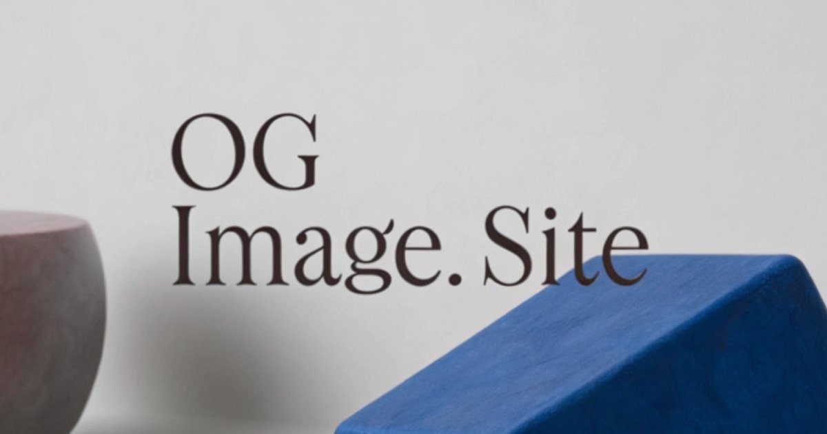 AI OG Image for OGimage.site - Clay Square