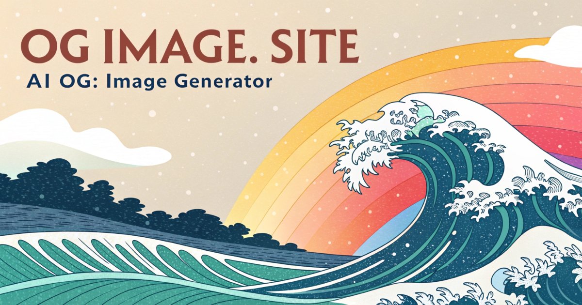 OGimage.site - Colorful Wave